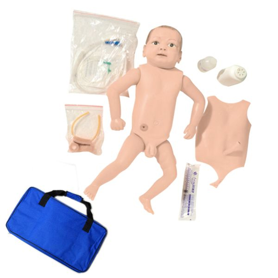 Manequim Bissexual Bebê - Simulador para Treino de Enfermagem - Anatomic