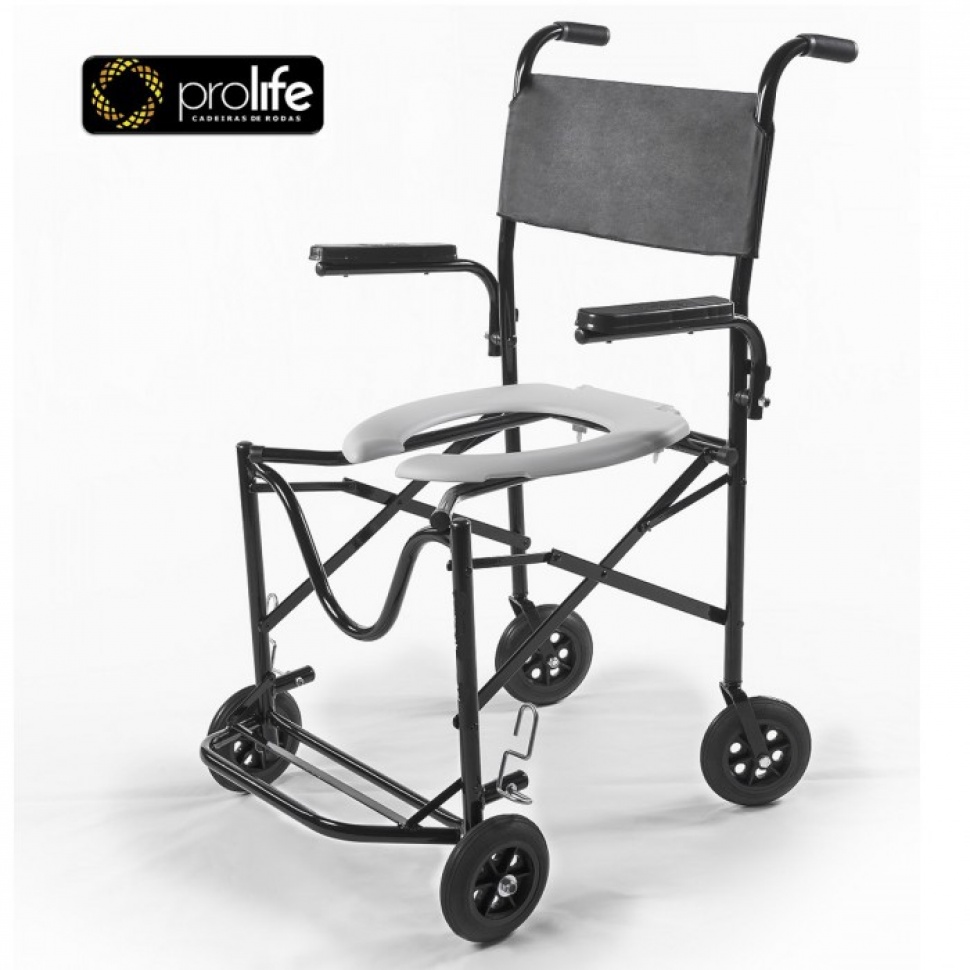 Cadeira de Rodas Higiênica para Banho Dobrável