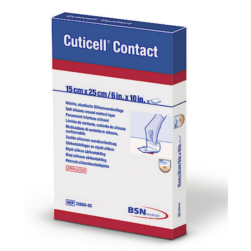 Curativo Suave Poroso de Silicone - Cuticell Contact - BSN