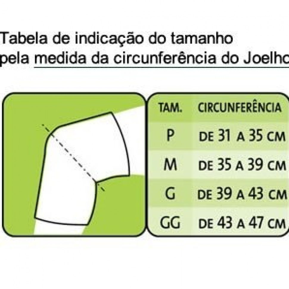 Joelheira Articulada em Neoprene Mercur