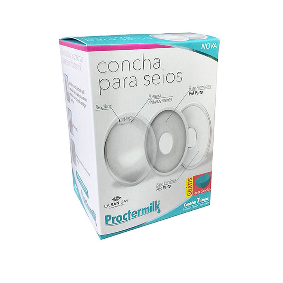 Conchas para Seios - Kit com 7 Peças - Proctermilk