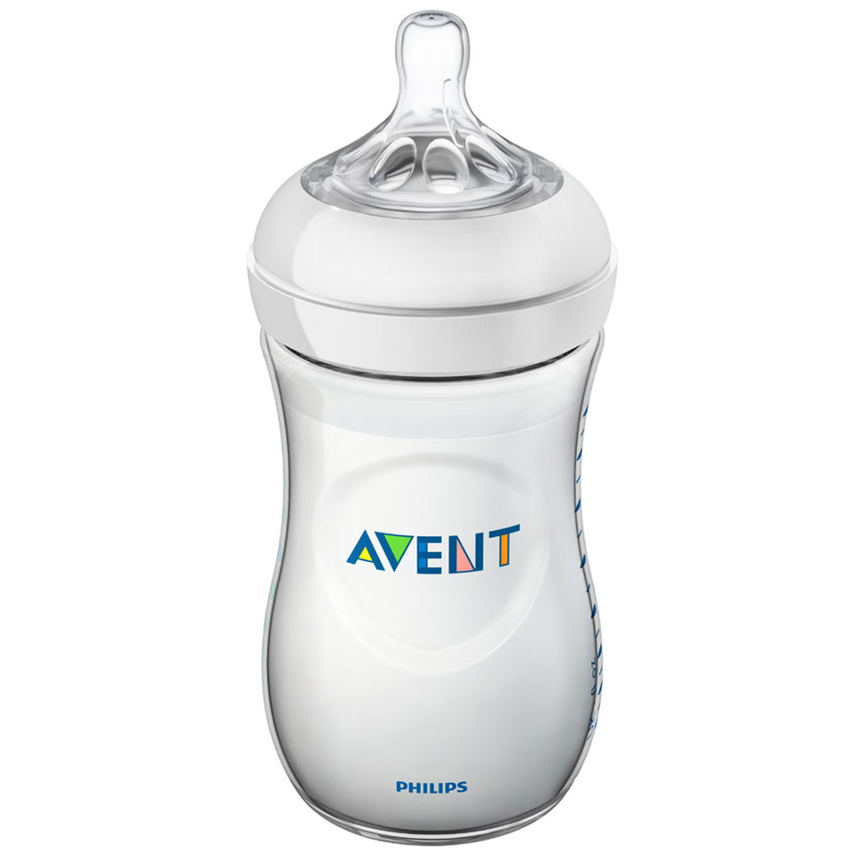 Mamadeira Pétala Transparente - Philips Avent - 260 ml