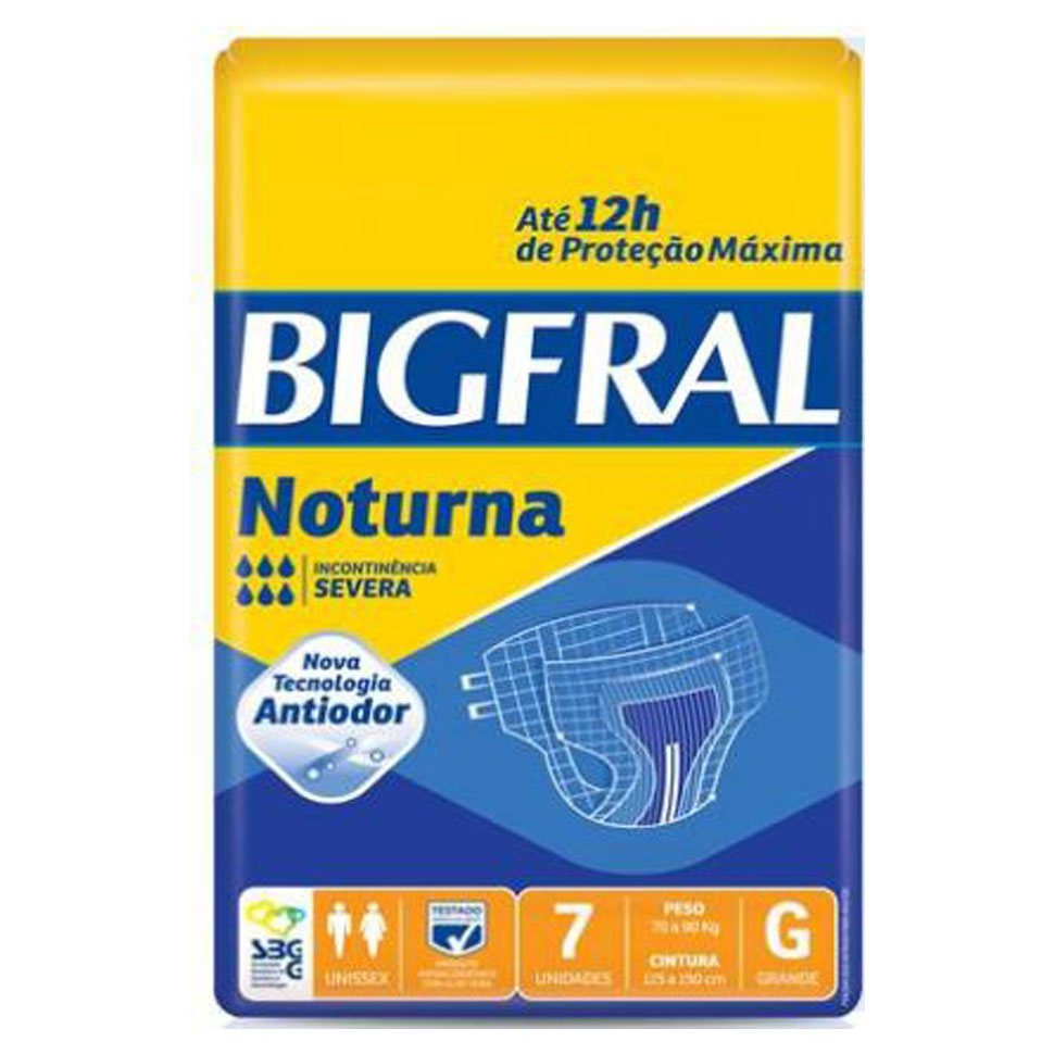 Fralda Geriátrica Noturna Bigfral