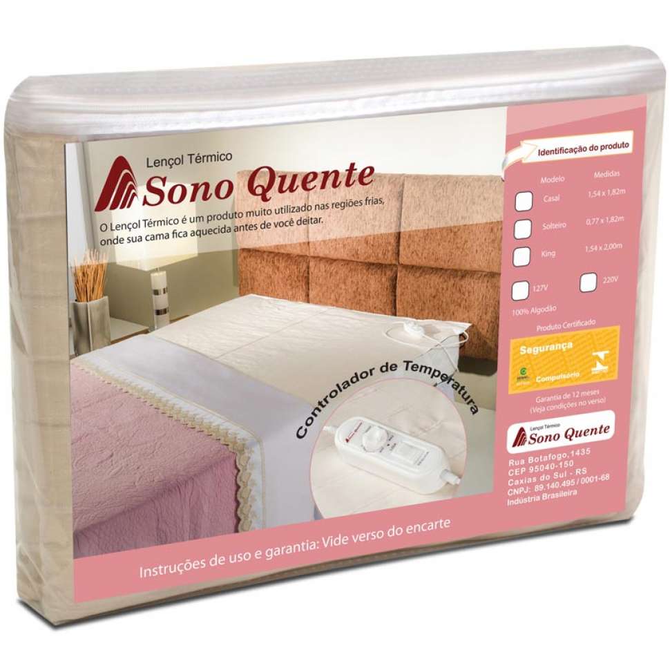 Lençol Térmico Casal Queen Cama Quentinha