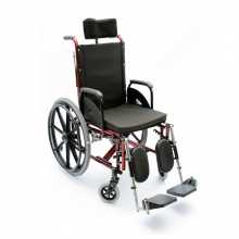 Cadeira de Rodas com Encosto Reclinável e Apoio de Panturrilha - Tetra - Prolife