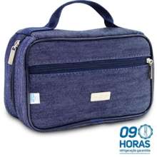 Bolsa Térmica Bem Estar P/ Insulina Jeans - 3 Litros +1 Gelo