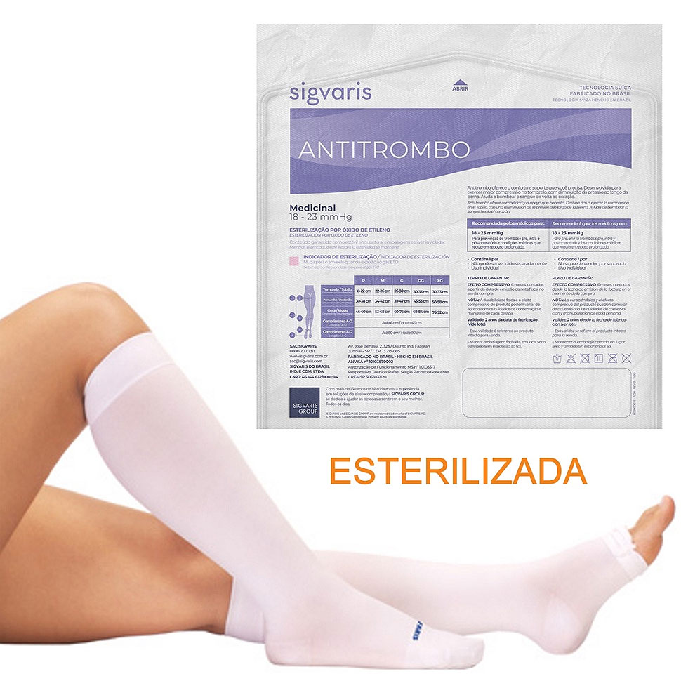 Meia Antitrombo Sigvaris 18-23 mmHg - Panturrilha (3/4)