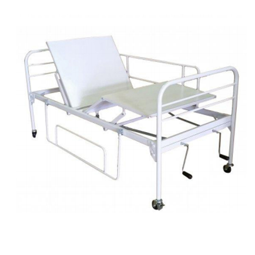 Cama Hospitalar Fowler Manual com Rodas