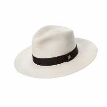 Chapéu de Palha Uv Line Mikonos Unissex - Branco