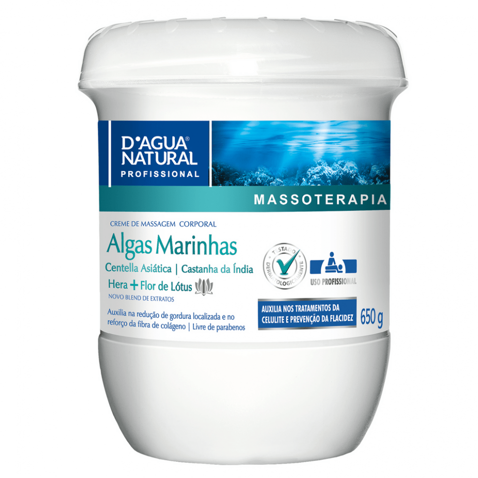 Creme de massagem algas marinhas