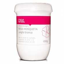 Creme de Massagem Rosa Mosqueta e Argila Branca - D´agua Natural