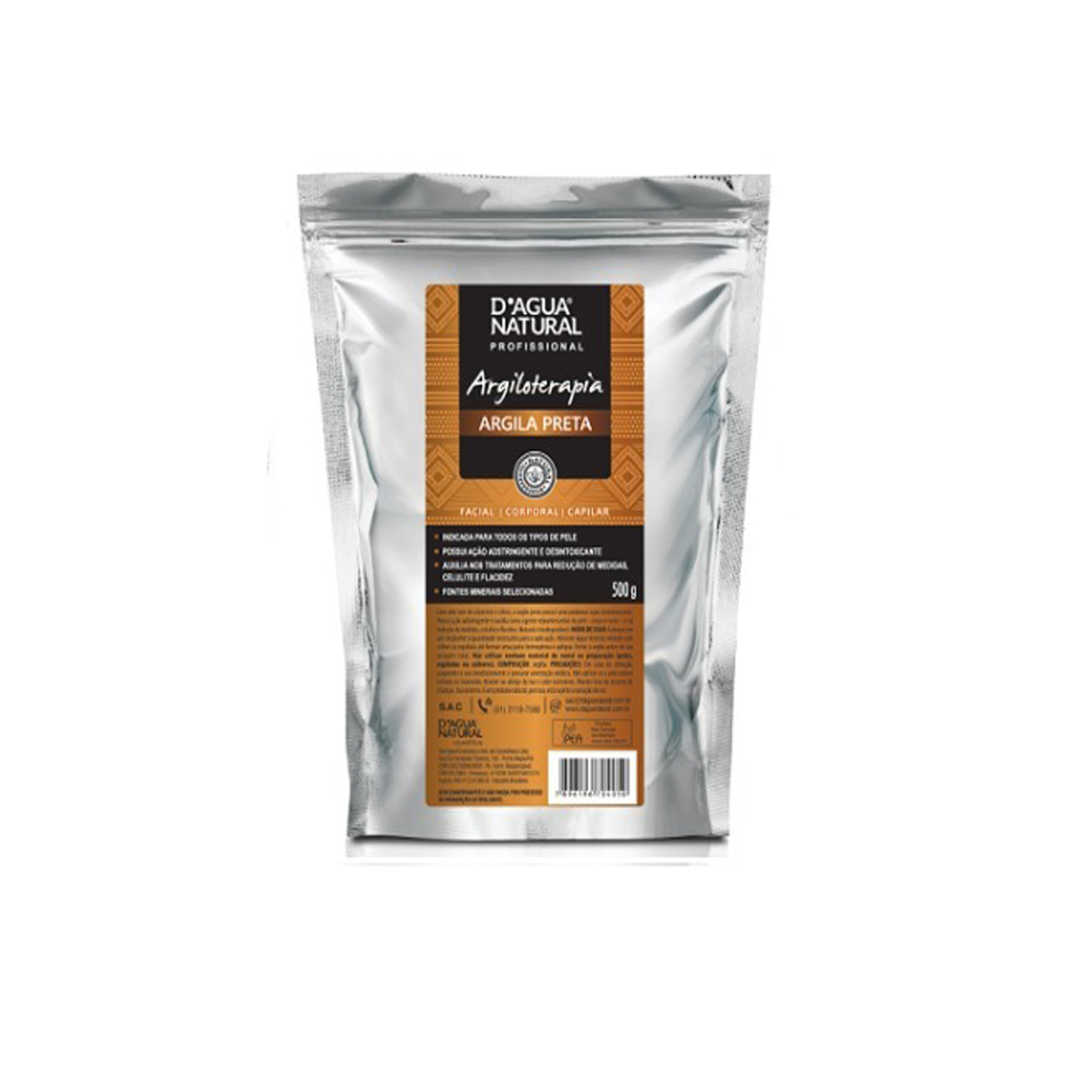Argila Preta - D´agua Natural - 500 g