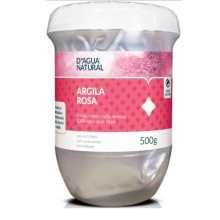 Argila Rosa - D´agua Natural - 500 g 