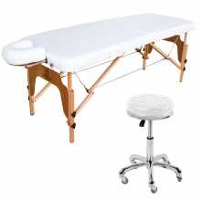 Kit Maca de massagem portátil + Mocho sem encosto