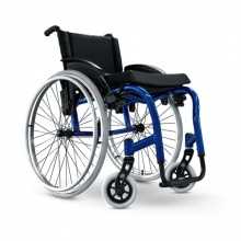 Cadeira de Rodas Star Lite Monobloco - Ortobras - Largura de Assento 40 cm - Azul