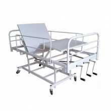 Cama Hospitalar Manual com Elevação do Leito + Colchão Hospitalar Impermeável - D28