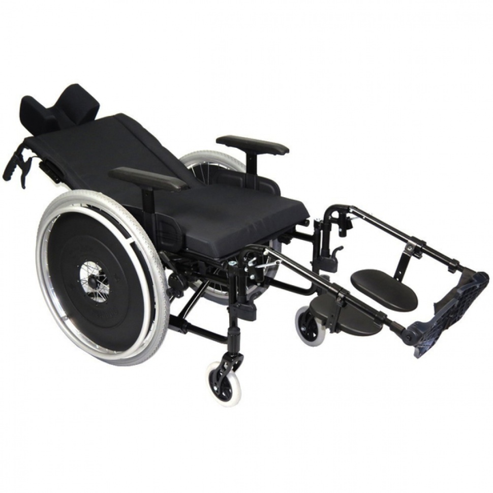 Cadeira de Rodas ULX Reclinável 46 cm Preta - Ortobras