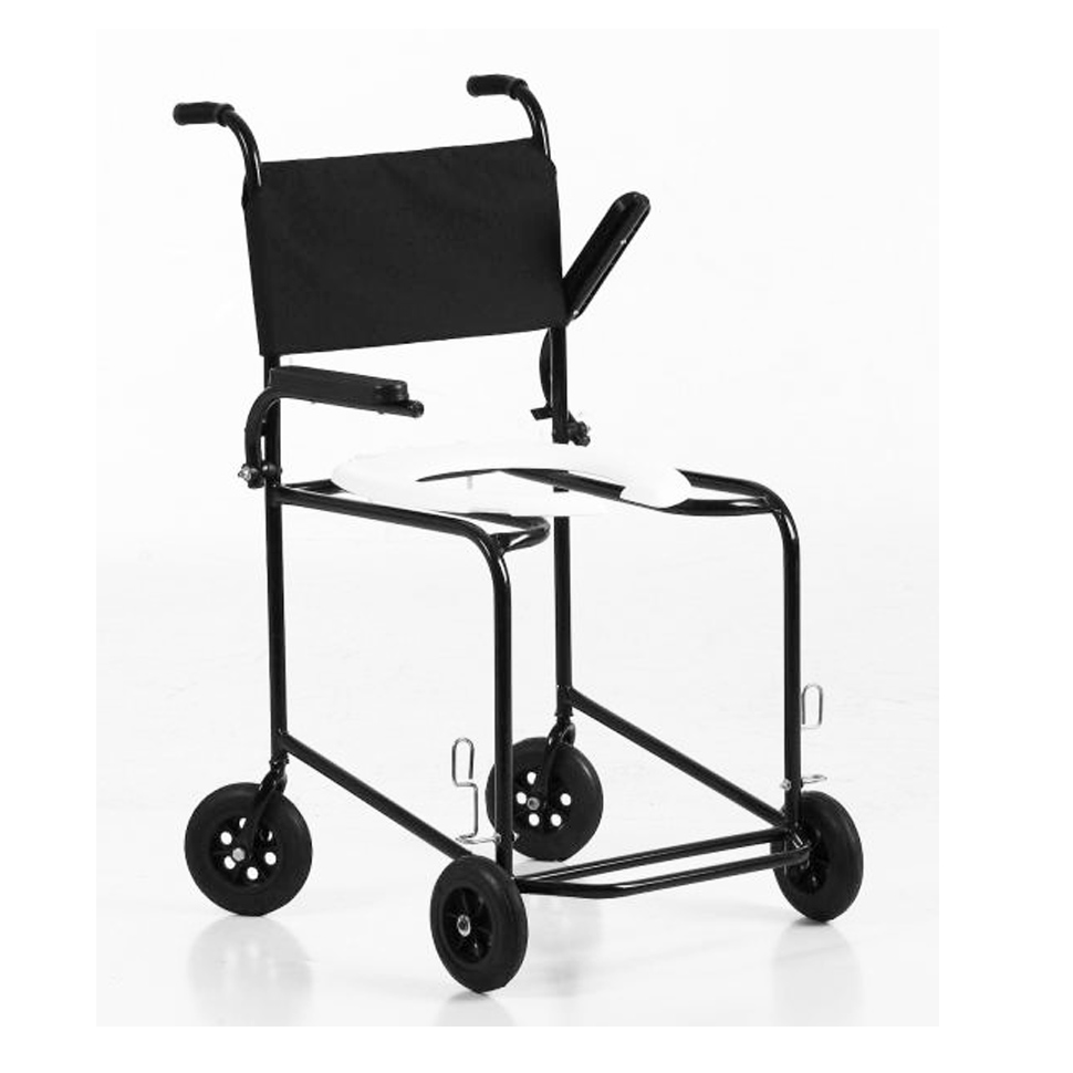 Cadeira de Rodas Higiênica para Banho com Braço Escamoteável