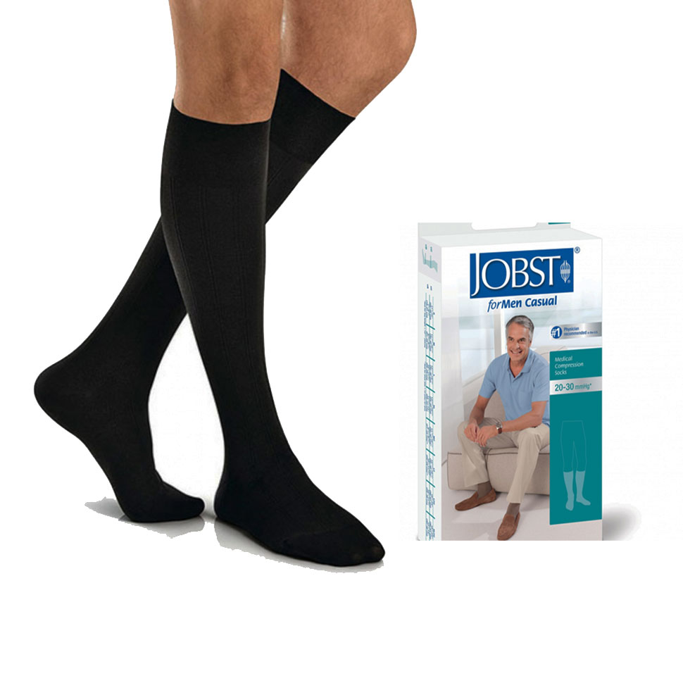 Meia de Compressão Jobst forMen 20-30 mmHg Panturrilha (3/4)