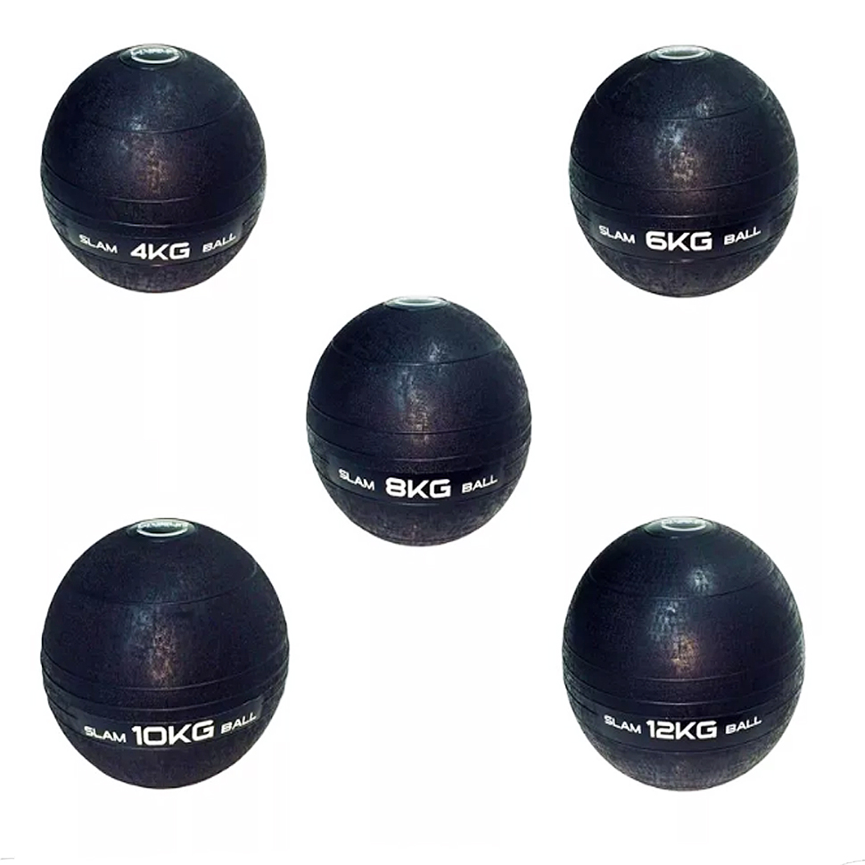 Kit Slam Ball Bola Para Crossfit - 5 Unidades - LiveUp Sports