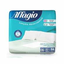 Lençóis Absorventes Descartável Affagio Adulto Unissex 6 un.