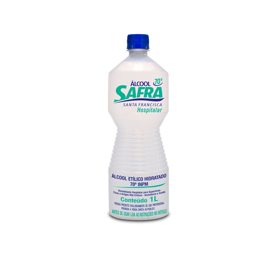 Alcool Líquido 70° Safra - 1 L