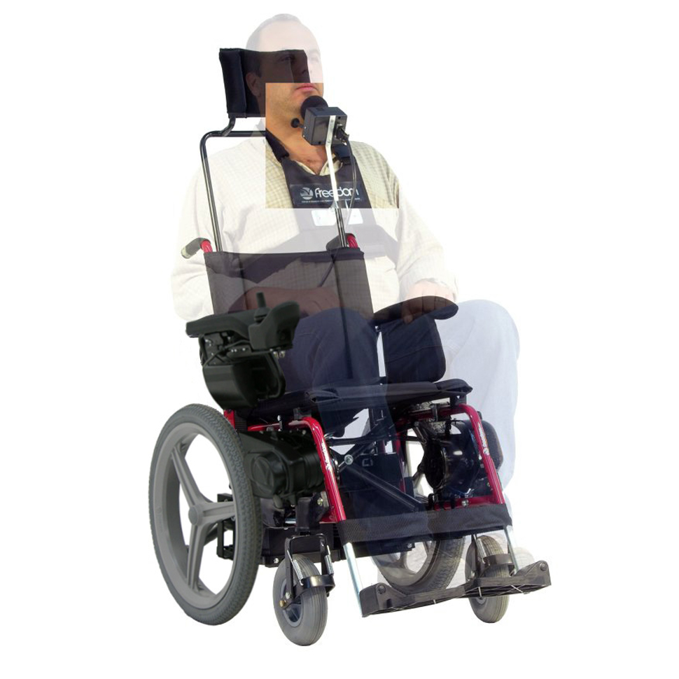 Cadeira de Rodas Motorizada Compact 20 Freedom - Controle Mentoniano