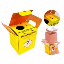 Coletor Para Material Perfurocortante Papelão 7L  - Descarbox